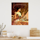 Reclame voor parfumerie uit het verleden poster (Keuken)