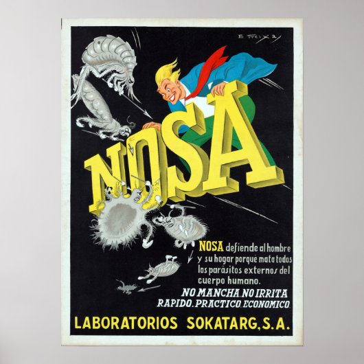  reclame voor plaagbestrijding poster (Voorkant)