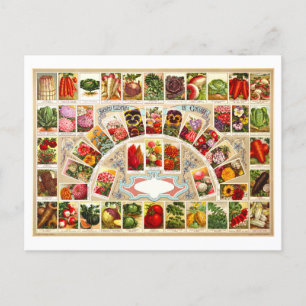  reclame voor Produce & Flower Seeds Briefkaart