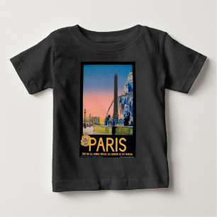 Reclame voor reizen naar het oude Parijs