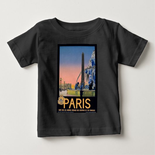 Reclame voor reizen naar het oude Parijs (Voorkant)