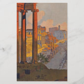 Reclame voor reizen naar het oude Rome Briefpapier (Voorkant)