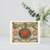  reclame voor rijpe rode tomaten briefkaart (Staand voorkant)