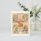  reclame voor Singer Naaimachines Briefkaart (Staand voorkant)