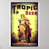  reclame voor Tropische Beer Poster (Voorkant)