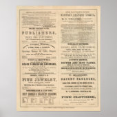 Reclame voor twaalf ondernemingen; poster (Voorkant)