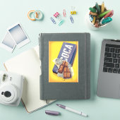 Reclame voor vintage chocoladereep sticker (iPad Cover)