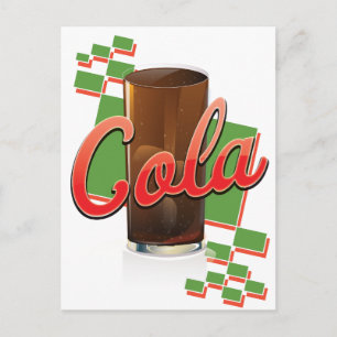 Reclame voor Vintage Cola Briefkaart