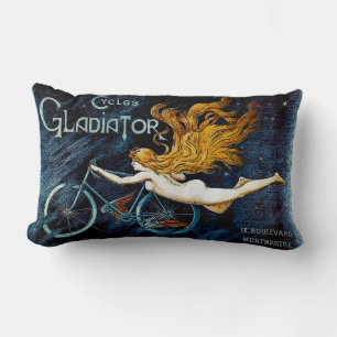 Reclame voor Vintage Cycling Cycles Gladiator Kussen