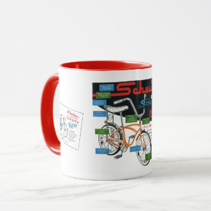Reclame voor vintage fiets mok
