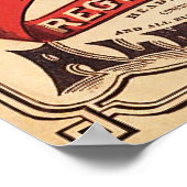 Reclame voor vintage leverregulator poster (Hoek)