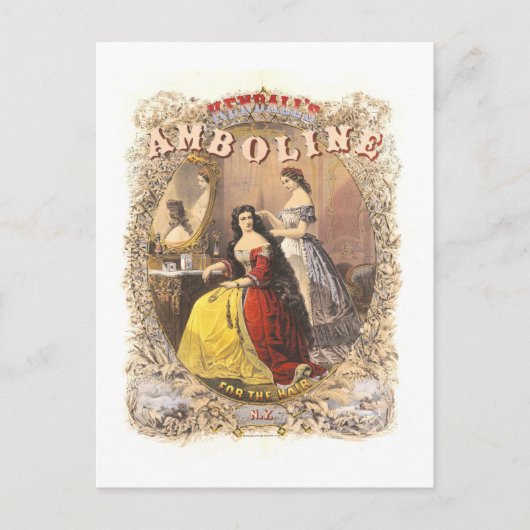 Reclameadvertentie voor Kendall's Amboline Briefkaart (Voorkant)