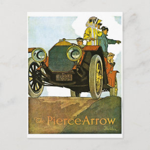  reclameadvertenties van Pierce-Arrow Briefkaart