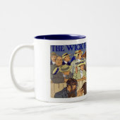 reclameband Fancy Pet Tweekleurige Koffiemok (Links)