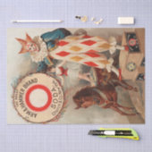 reclamebedden en Ballerina Circus Tissuepapier (Craft)