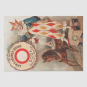  reclamebedden en Ballerina Circus Tissuepapier (Voorkant)