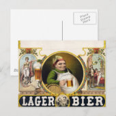  reclameboodschappen voor laserbier briefkaart (Voorkant / Achterkant)