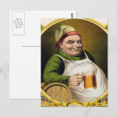  reclameboodschappen voor laserbier briefkaart (Voorkant / Achterkant)