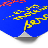  reclameboodschappen voor rijloze motorolie poster (Hoek)