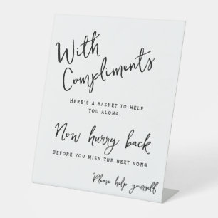  RECLAMEBORD MET VOETSTUK