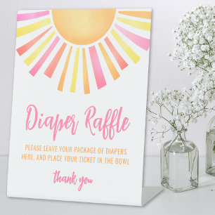 RECLAMEBORD MET VOETSTUK