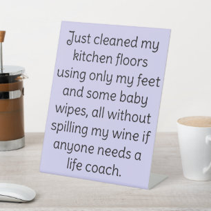  RECLAMEBORD MET VOETSTUK