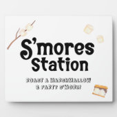 Reclamebord S'mores Station Fotoplaat (Voorkant)