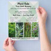 Reclamebrochure Herb-planten Flyer (Hand)