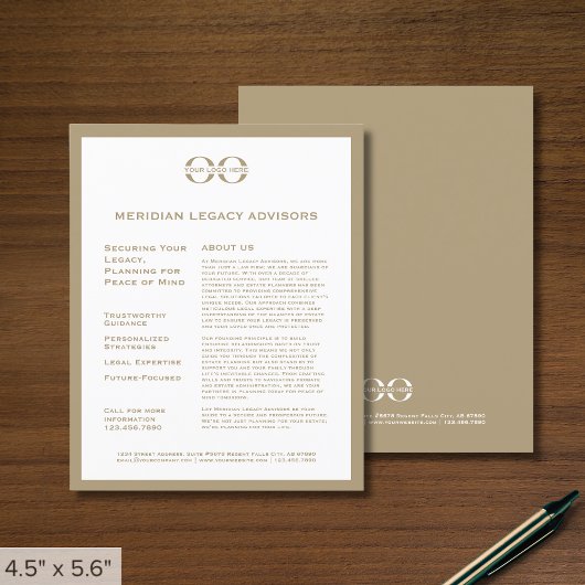 Reclamebrochure met Logo Flyer