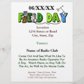 Reclamebrochure op de werkdag flyer (Voorkant)