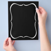 Reclamebrochure over  alk Border Flyer (Hand)