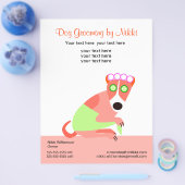 Reclamebrochure van Pet Groomer Flyer (Enkel)