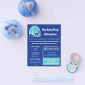 Reclamebrochure voor back-upverpakking flyer (Enkel)