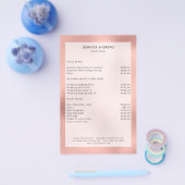 Reclamebrochure voor de prijslijst met moderne pek flyer (Enkel)