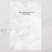 Reclamebrochure voor de prijslijst voor marmer Nai Flyer (Achterkant)