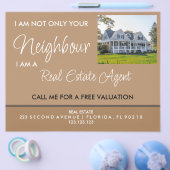 Reclamebrochure voor Estate Marketing Agent Flyer (Enkel)