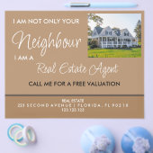 Reclamebrochure voor Estate Marketing Agent Flyer (Enkel)