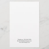 Reclamebrochure voor esthetici flyer (Achterkant)