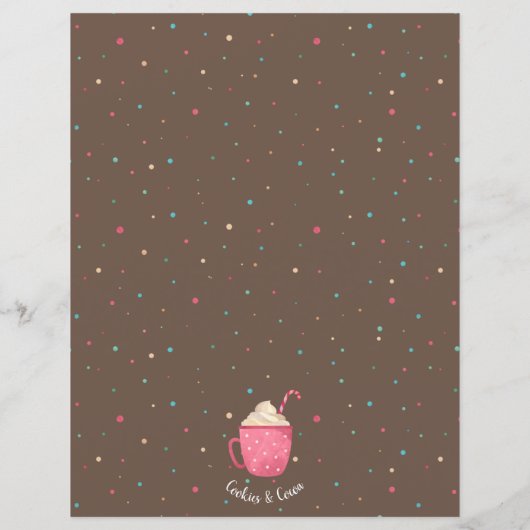 Reclamebrochure voor kerstkoekjes (Achterkant)