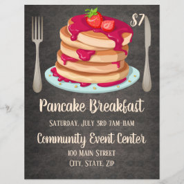 Reclamebrochure voor ontbijtkoeken flyer