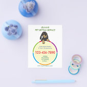 Reclamebrochure voor pet voor kleurenweergave flyer (Enkel)