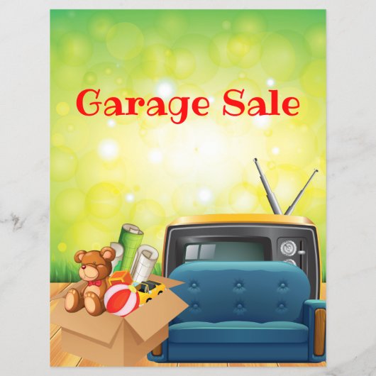 Reclamebrochure voor verkoop in garage flyer (Achterkant)