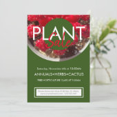 Reclamebrochure voor verkoopscactus plant kaart (Staand voorkant)