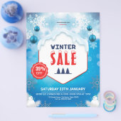 Reclamebrochure winterverkoop flyer (Enkel)