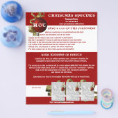 Reclamebrochures voor kerstreclame flyer (Enkel)