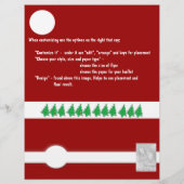 Reclamebrochures voor kerstreclame flyer (Achterkant)