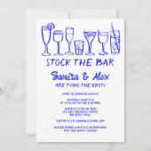 Reclameer de bar met speelse cocktaildrankjes kaart (Voorkant)