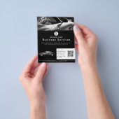 Reclamefolder Auto Detailing Autoreiniging Flyer (Hand)