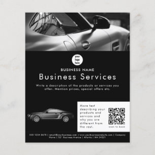 Reclamefolder Auto Detailing Autoreiniging Flyer
