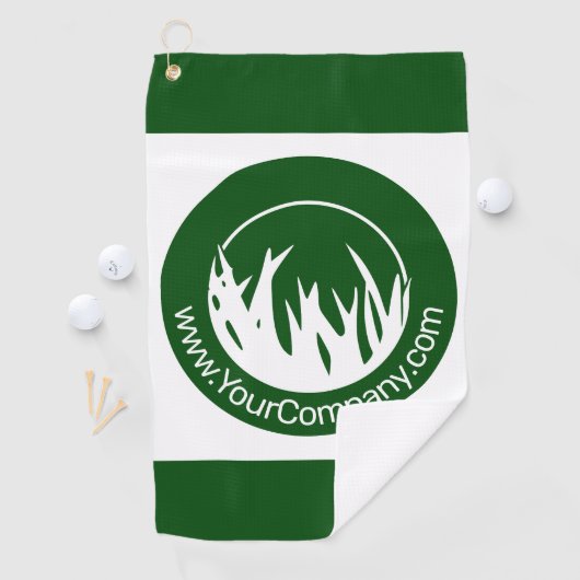Reclamehanddoek voor de zorgverlener golfhanddoek (Insitu)